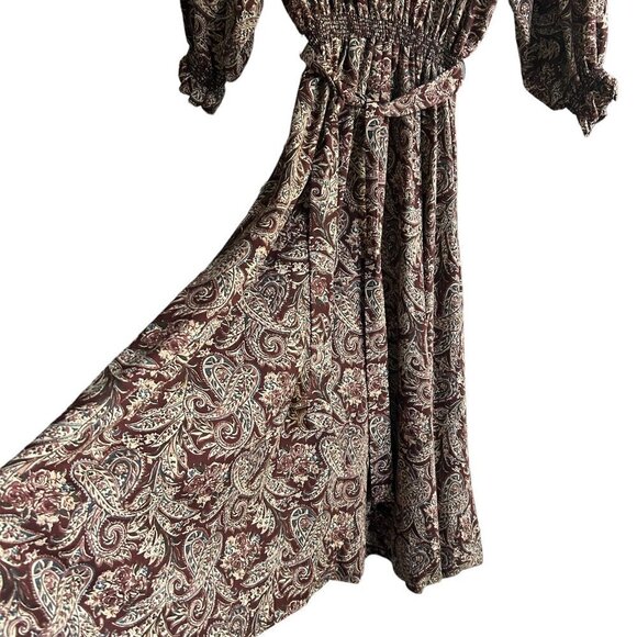 MISSY HOUSE Of Canada Vintage Floral Statement Sleeve Dress US S - Picture 7 of 9